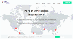 Desktop Screenshot of portofamsterdaminternational.com